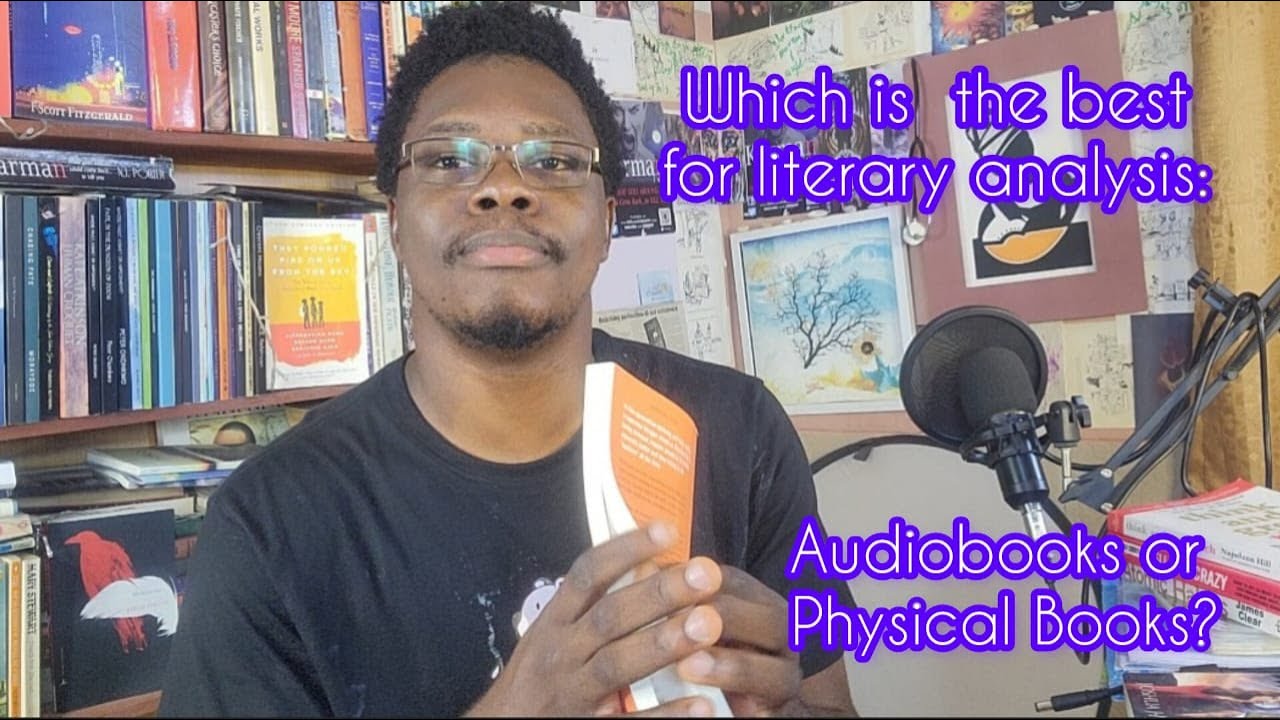 Does audiobook diminish a book's literary quality? Which is the best resource for literary analysis?