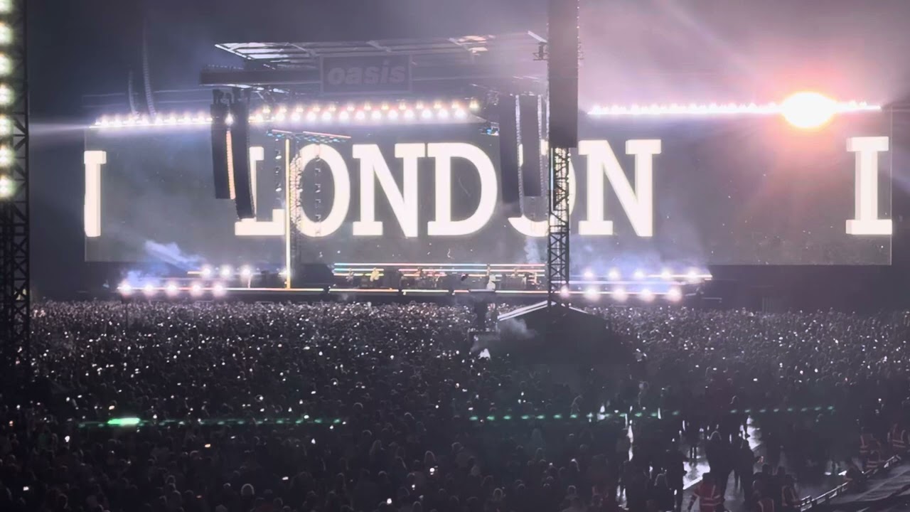 Oasis Live ‘25 Wembley 28/9/25 Walk-on and Hello
