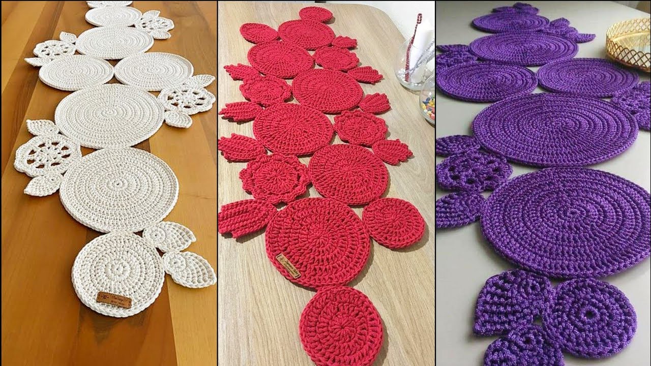 Most Eye-Catching Crochet Pattern 2026  Trendy & Easy Crochet Table runners ideas 