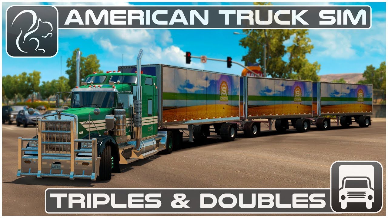 Triples and Doubles (American Truck Simulator 1.28 Beta)