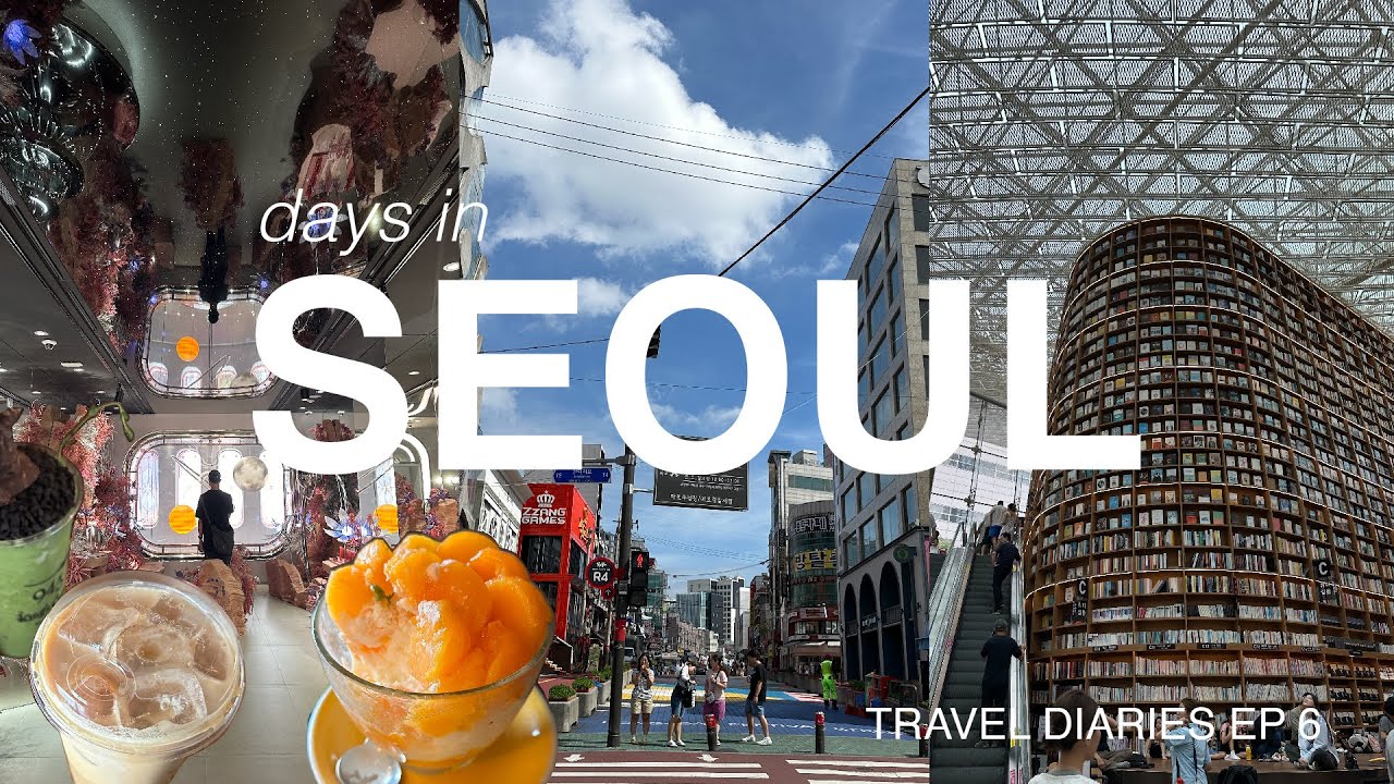 SEOUL VLOG | first week in Seoul, exploring Myeongdong, cafe hopping in Hongdae