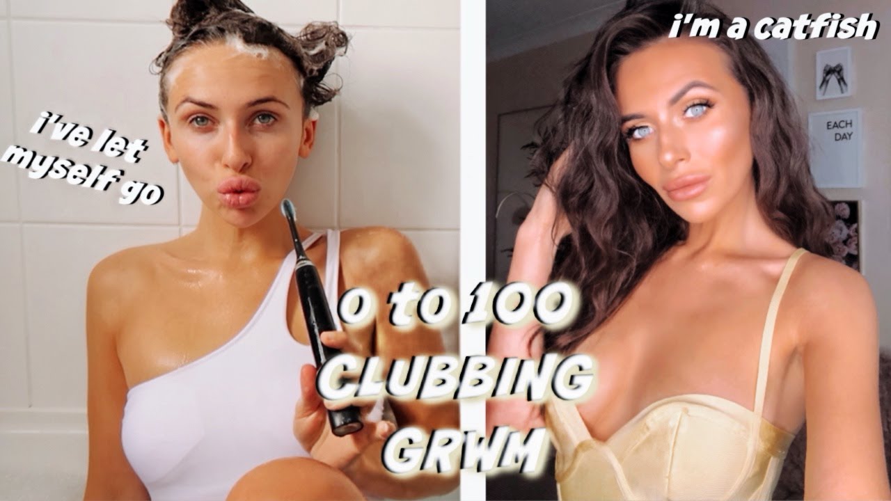 O TO 100 CLUBBING GRWM - GETTING LIT WITH MY HUSBAND *i'm a mess*