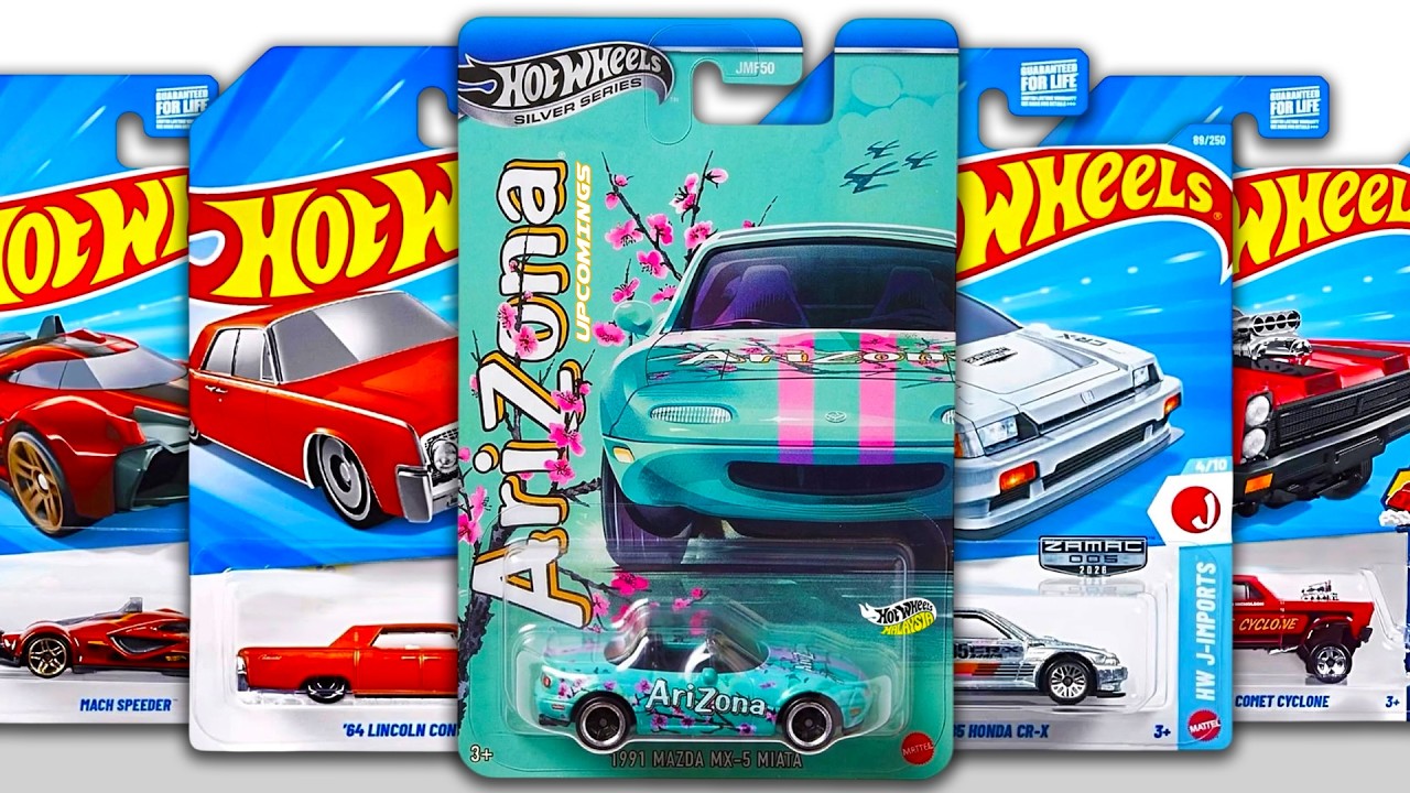 Витрина &mdash; новые модели Hot Wheels Mainlines, Mazda Miata от 7/11, новые постеры, модифицированный...
