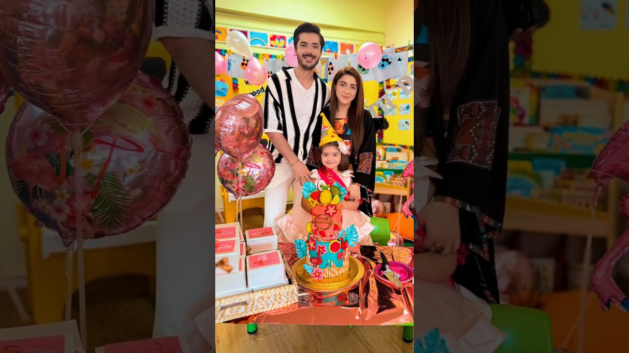 Pakistani Celebrities celebrating their children's birthdays💖👍#shorts