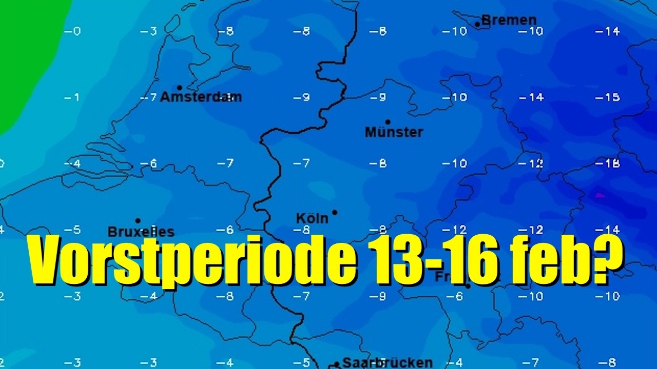 Vorstperiode 13-16 februari tekent zich af
