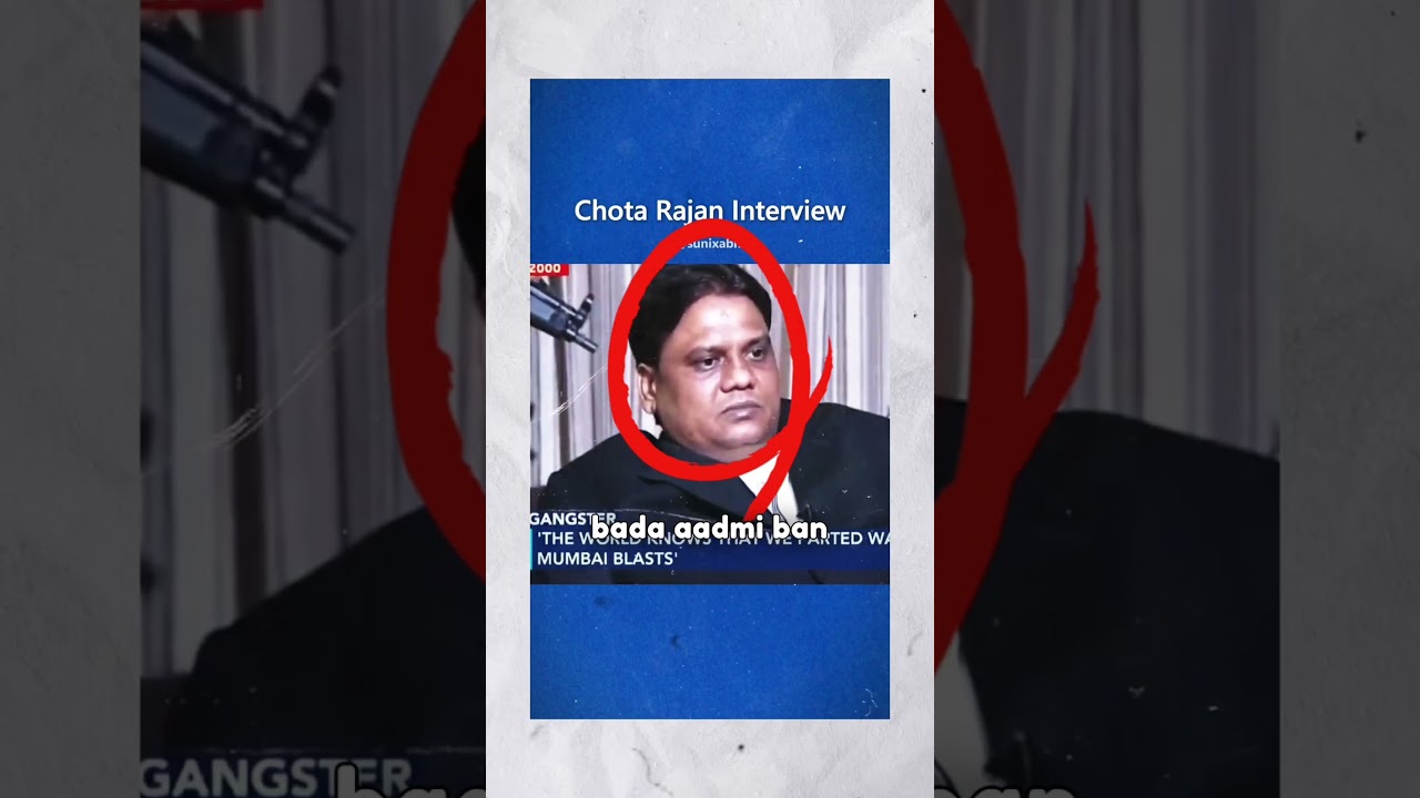 Underworld King | Chhota Rajan |🔥 #shortvideo