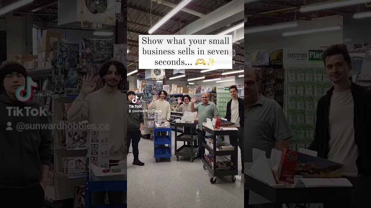 Our small business in 7 SECONDS!!! #smallbusiness #supportlocal #hobby #staff