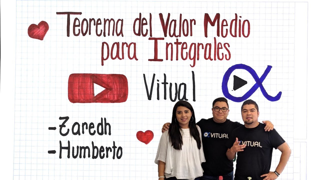TEOREMA del VALOR MEDIO del CÁLCULO INTEGRAL - Con el canal VITUAL