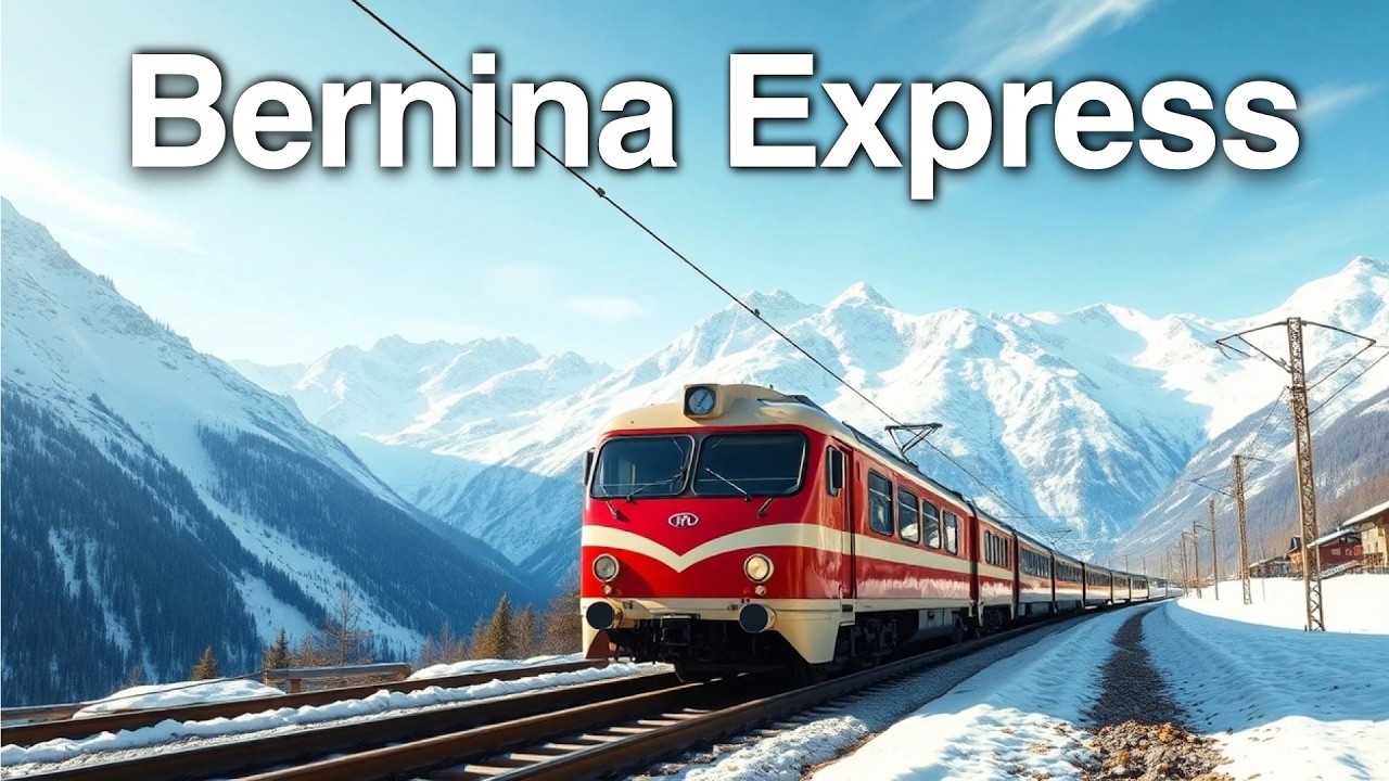 Unbelievable Winter Views on the Bernina Express | Swiss Alps in 4K!