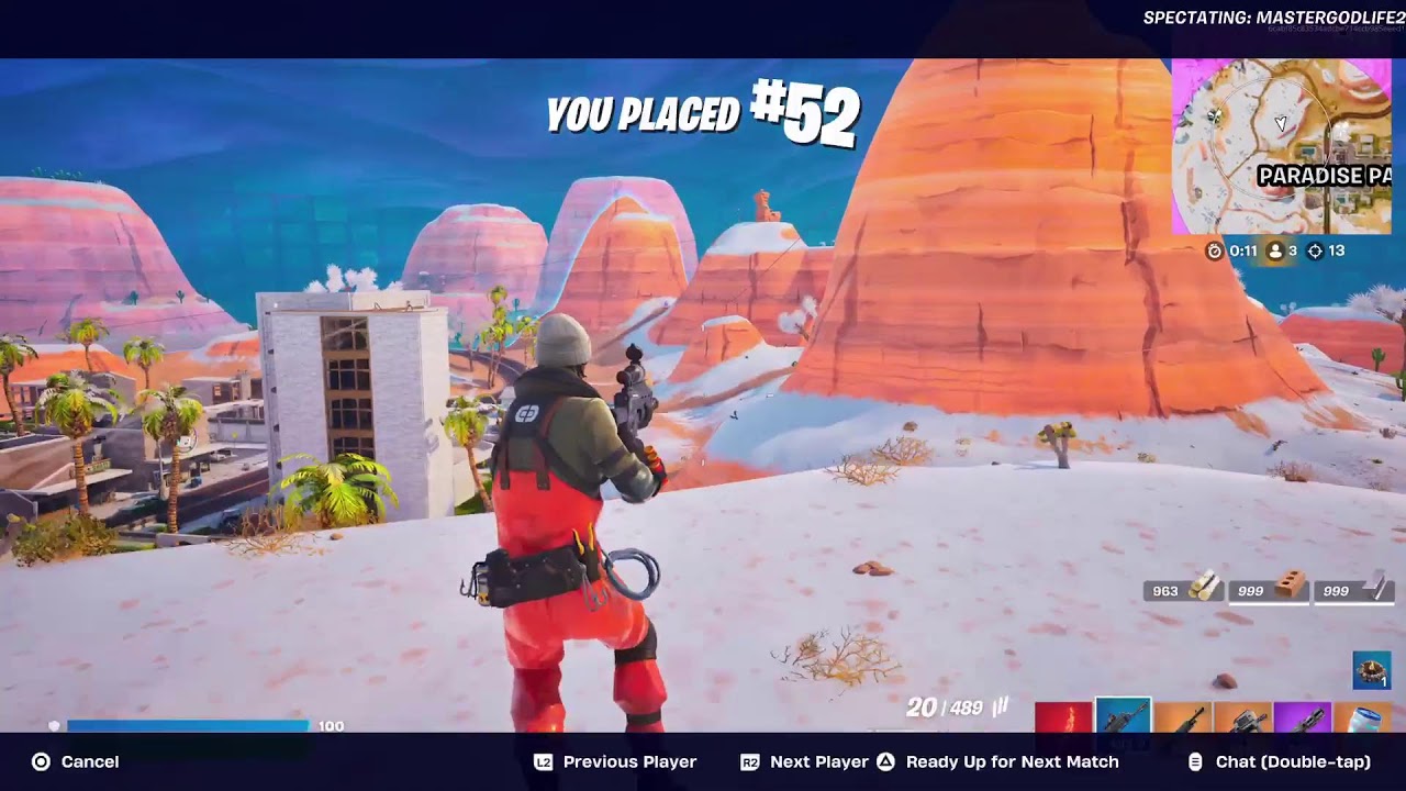 Fortnite Solo gameplay