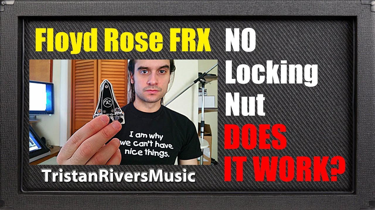 Floyd Rose FRX Demo with NO Locking Nut
