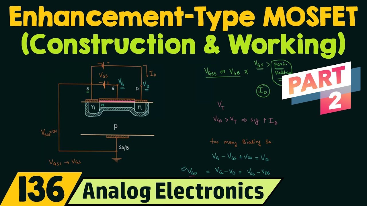 Construction & Working of Enhancement-Type MOSFET (Part 2)