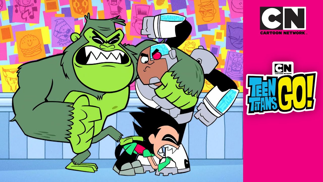 Robin, Cyborg and Beast Boy Get Trapped! | Teen Titans GO! |  @cartoonnetworkuk