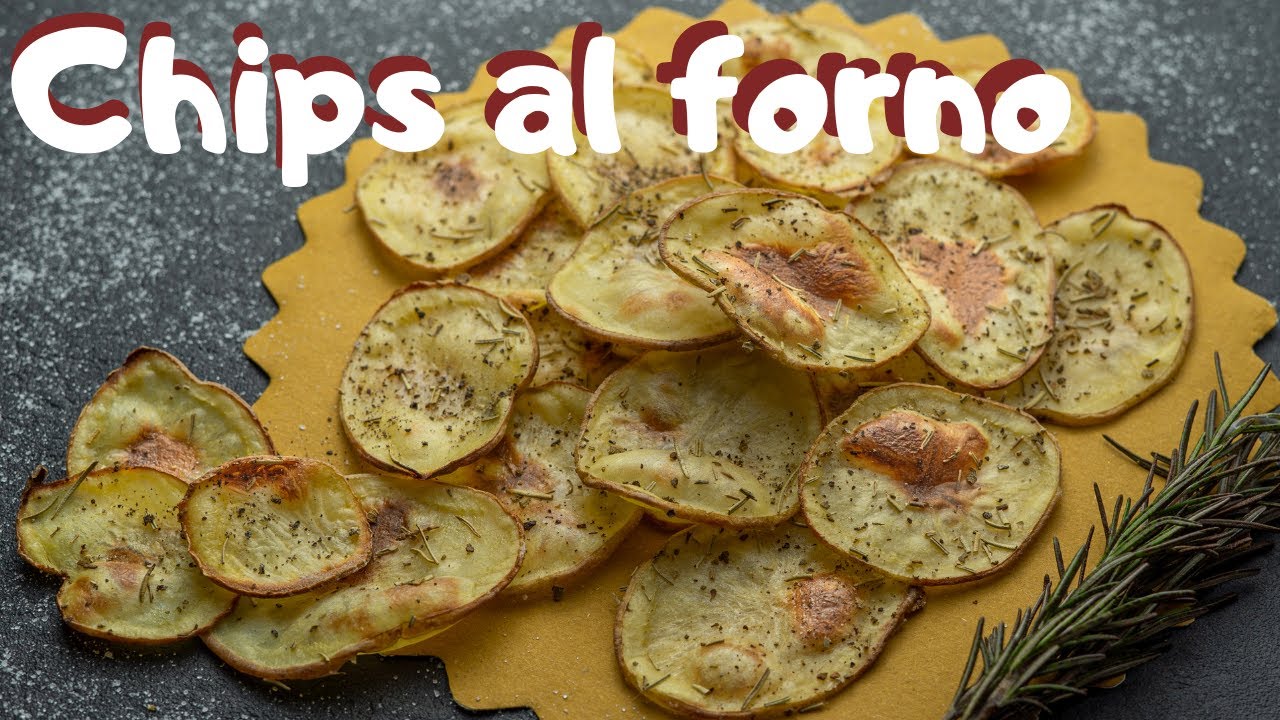 CHIPS AL FORNO - Come quelle fritte - Ricetta Veloce | Una Favola in Cucina