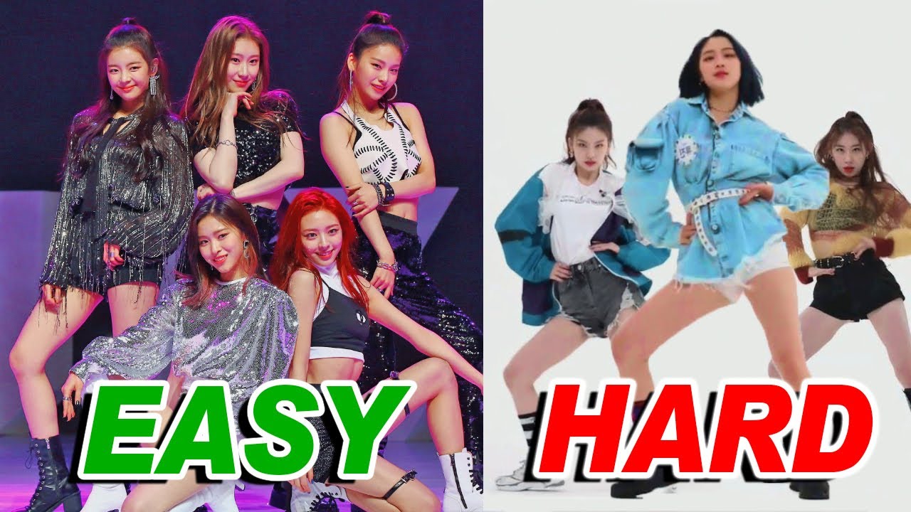 Легкие и сложные танцы ITZY - 2020