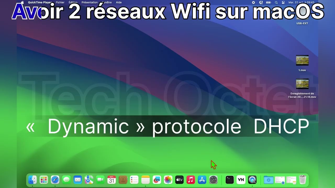 Comment configurer deux réseaux wifi sur macbook