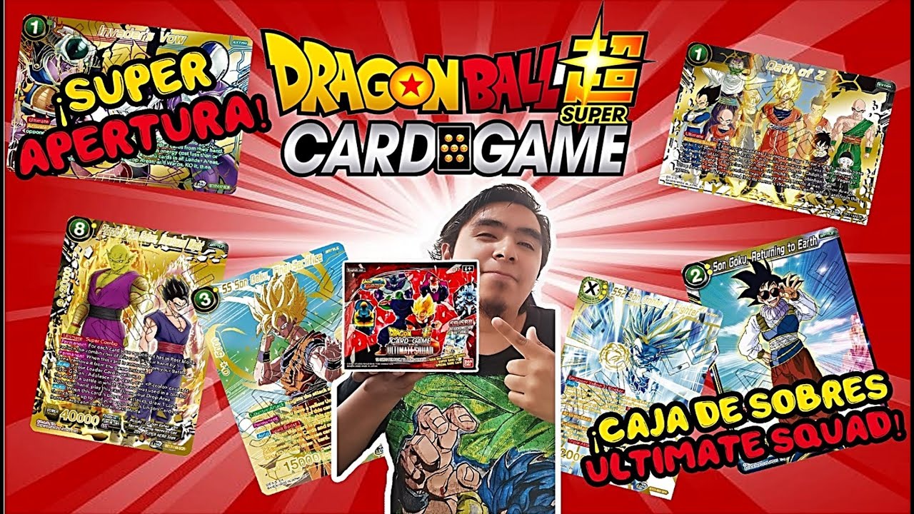 ¡💫SUPER APERTURA DE CAJA DE SOBRES🐉DRAGON BALL SUPER ULTIMATE SQUAD💥!