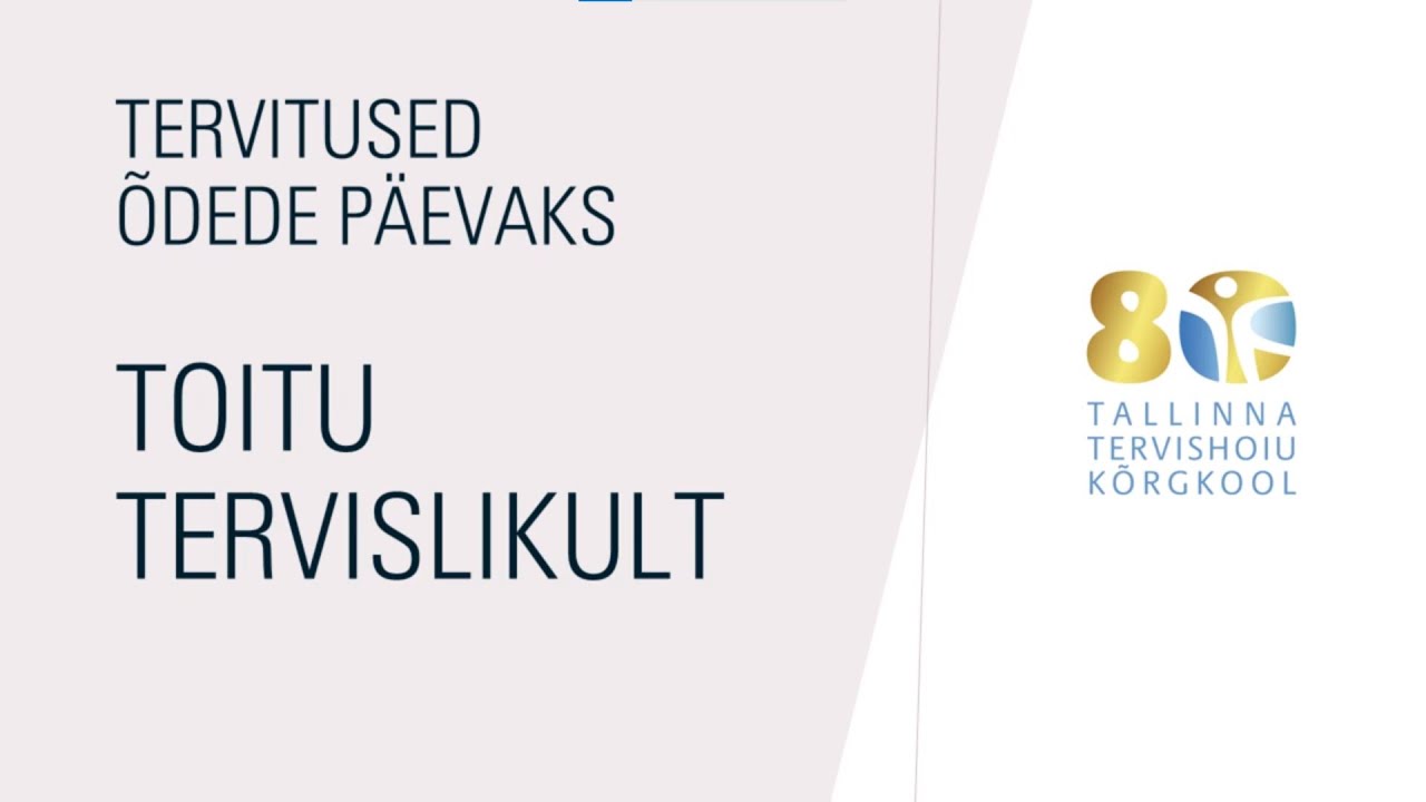 Õdede päeva tervitus: toitu tervislikult