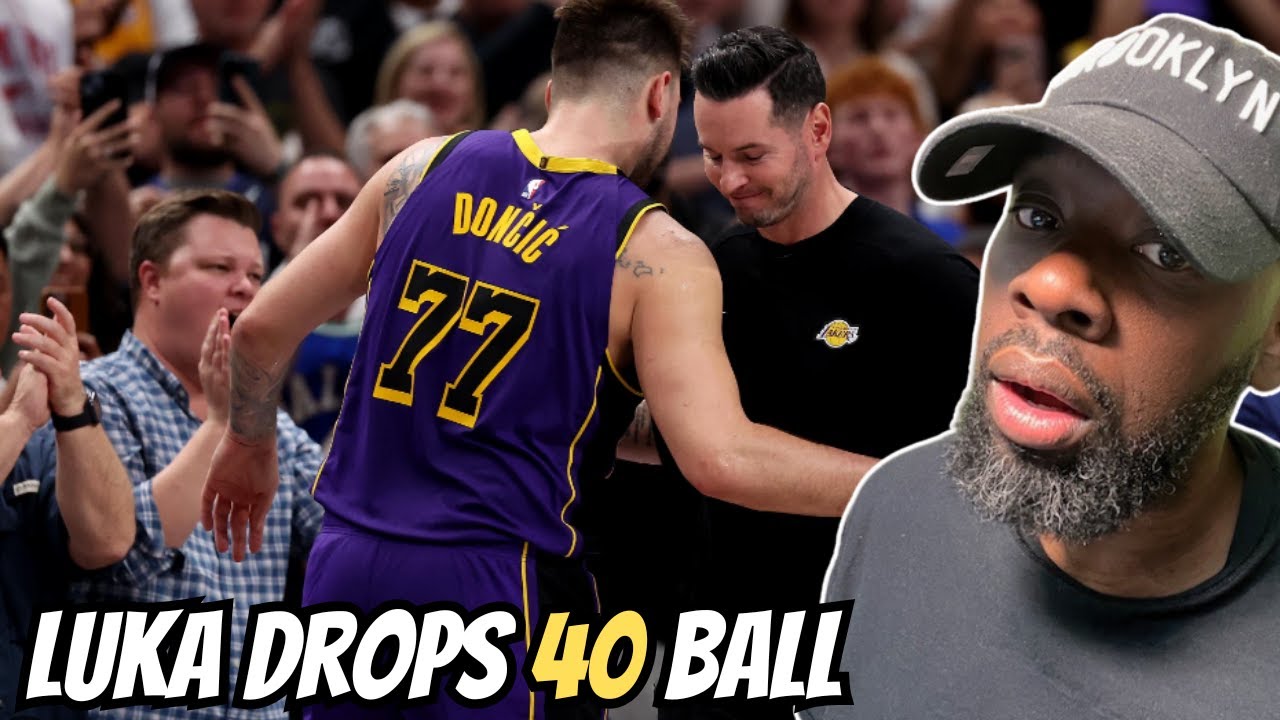 BROOKLYN FAN REACTS  TO! Lakers vs Mavs Game Highlights!!