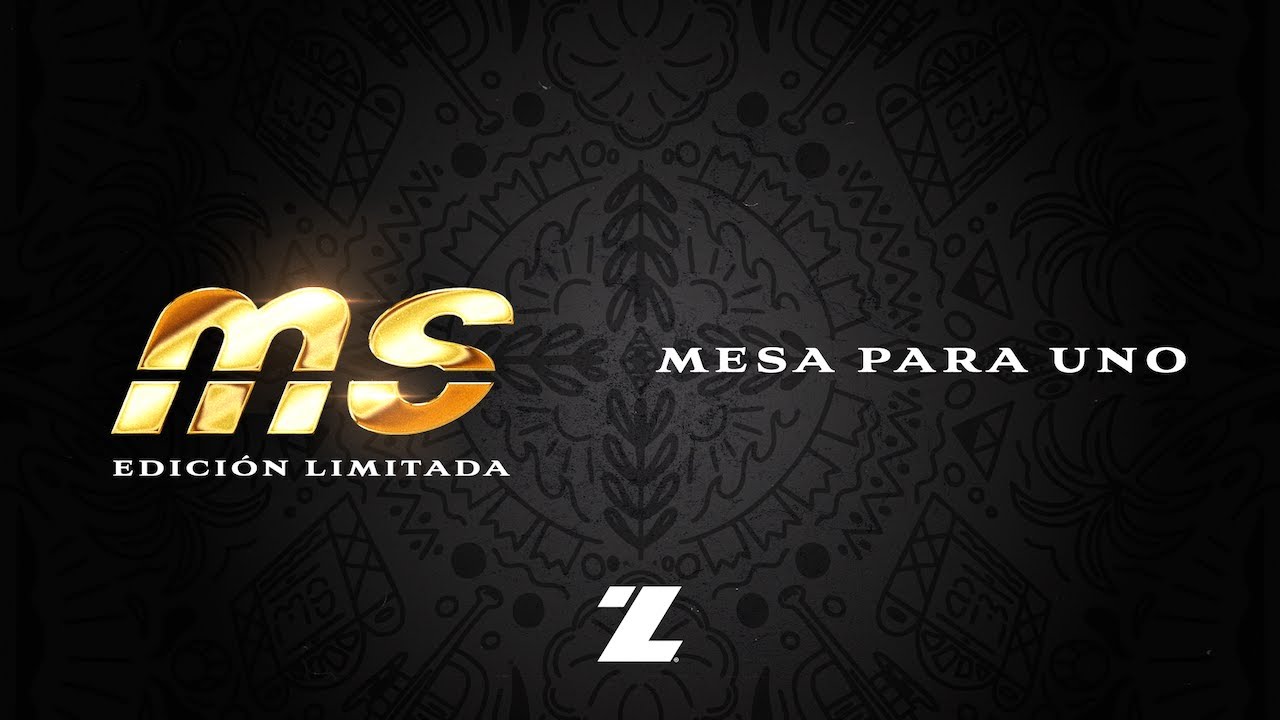 Banda MS de Sergio Lizárraga - Mesa Para Uno (Video Lyric)