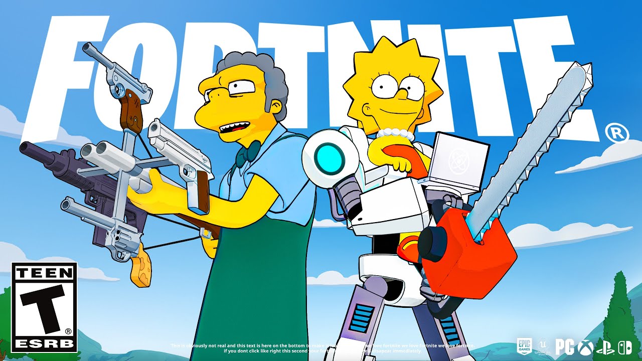 Наше ПЕРВОЕ ОБНОВЛЕНИЕ Fortnite SIMPSONS!