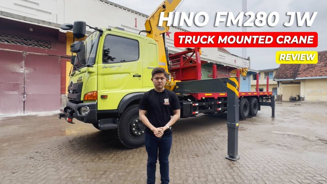 REVIEW TRUCK MOUNTED CRANE XCMG 12 TON | RENTAL TRUCK CRANE SEPANJANG 12 METER ! HINO FM280 JW