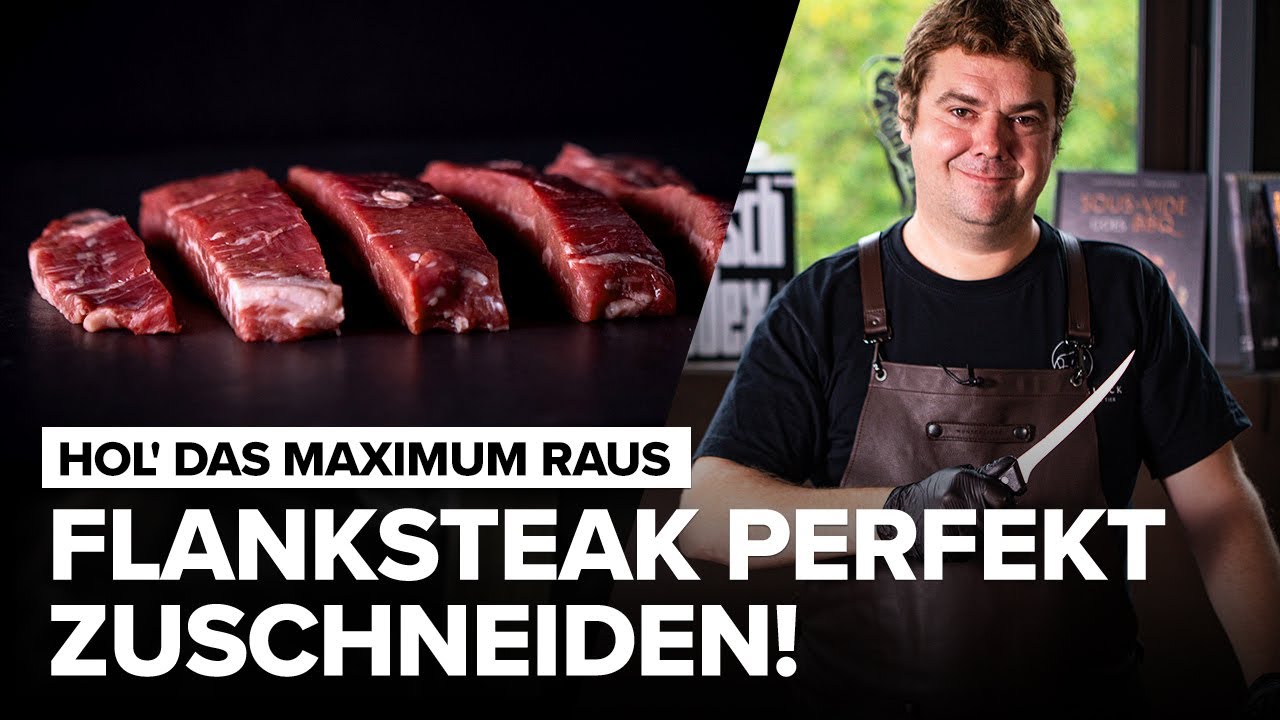 Tricks für maximale Zartheit: So schneidest du dein Flanksteak wie ein Profi!