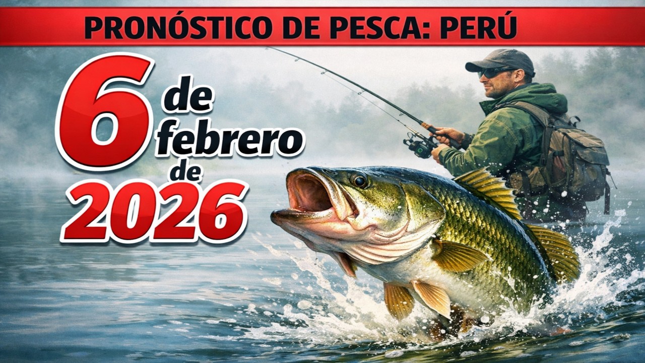 PROGNÓSTICO DE PESCA en Perú el 6 de febrero de 2026 ¡Deja todo y a pescar!