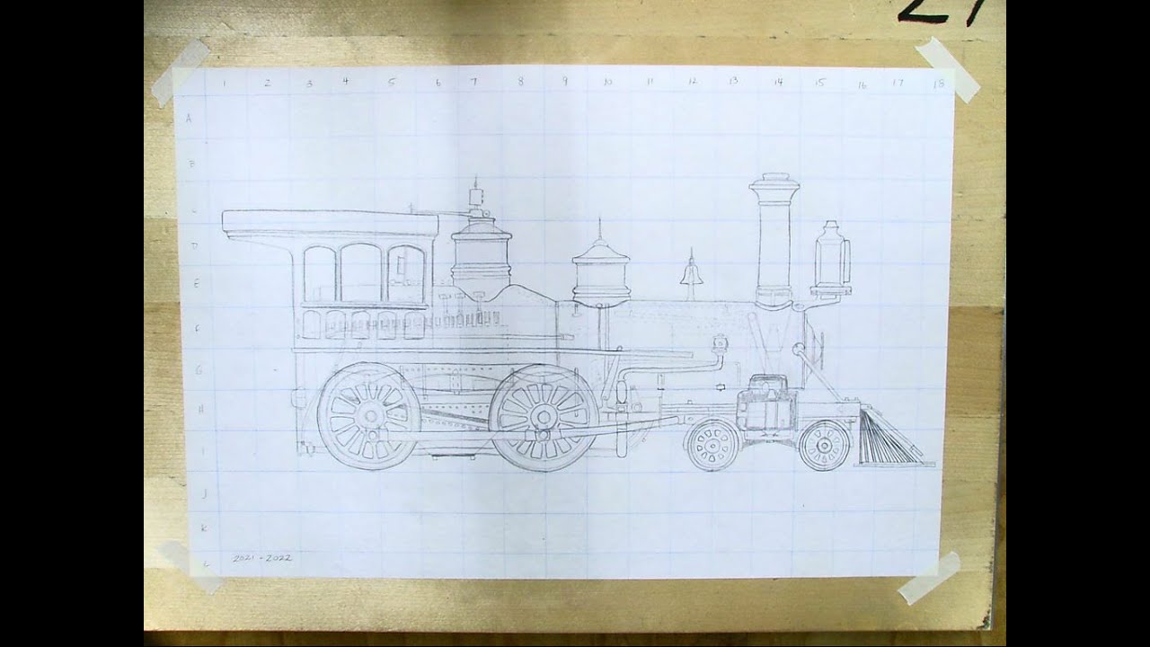 Sketching - Train Timelapse
