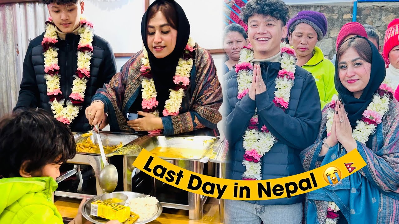 We donated 1Lakh rupees || LAST DAY IN NEPAL 🇳🇵