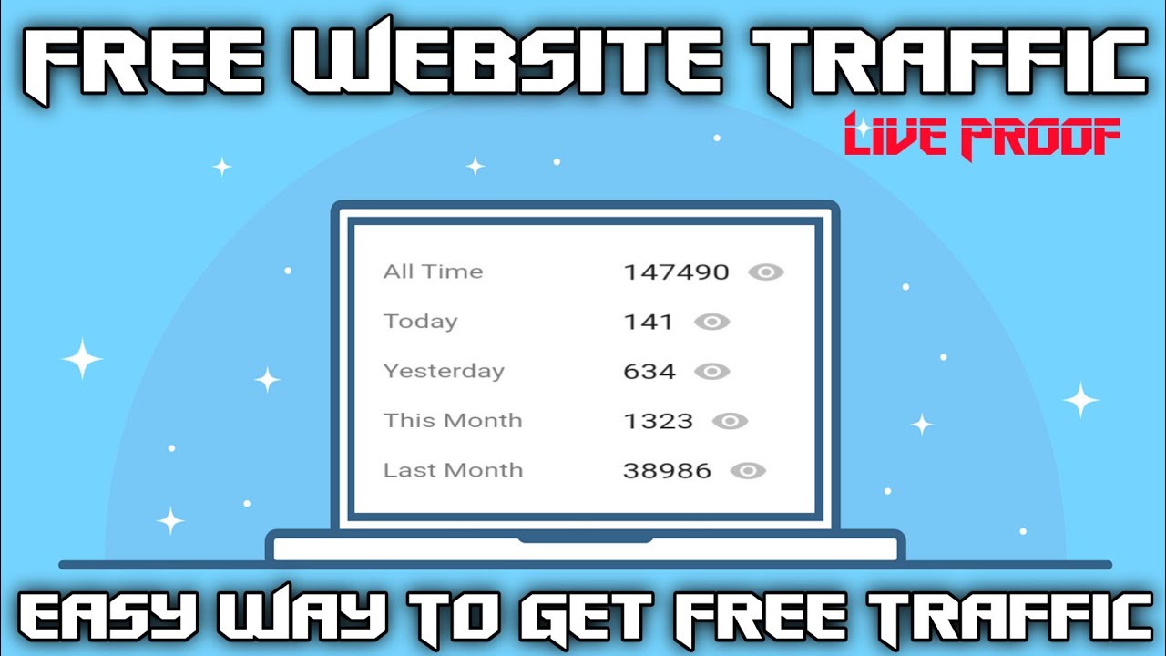 Free Website Traffic 2022 | Get Daily Unlimited Traffic To Your Website With Live Proof | Easy Way
