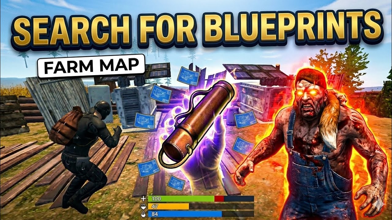  The Quest for Rare Blueprints on the Farm Map! | Tomorrow: MMO Nuclear Quest