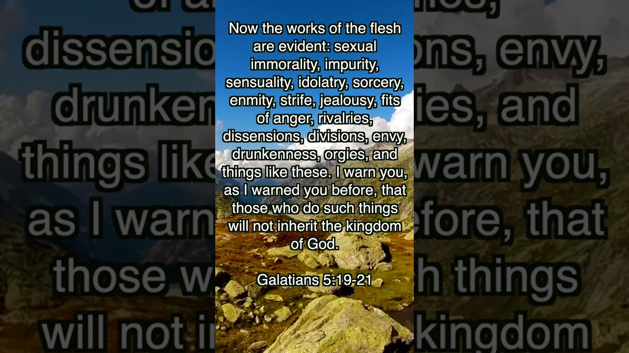 Galatians 5:19 21