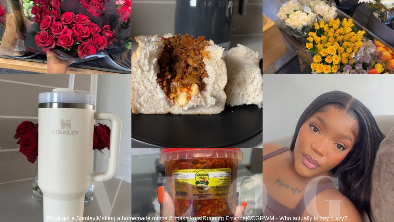 Vlog : Stanley Girls Are Up | Homemade Mince Kota | Errands Run | CCGRWM - Who Is Boy Crazy???