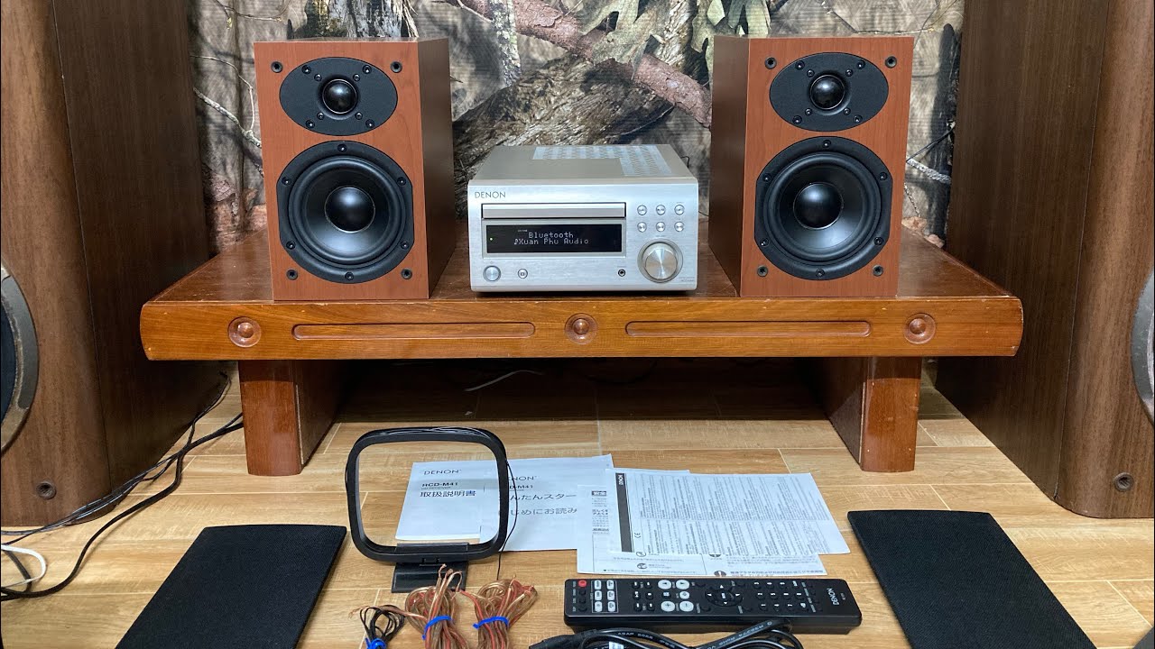 (Đã ✈) Dàn vip đời chót Denon M41 combo đẹp keng, Full phụ kiện zin, Lh 0978.311.198