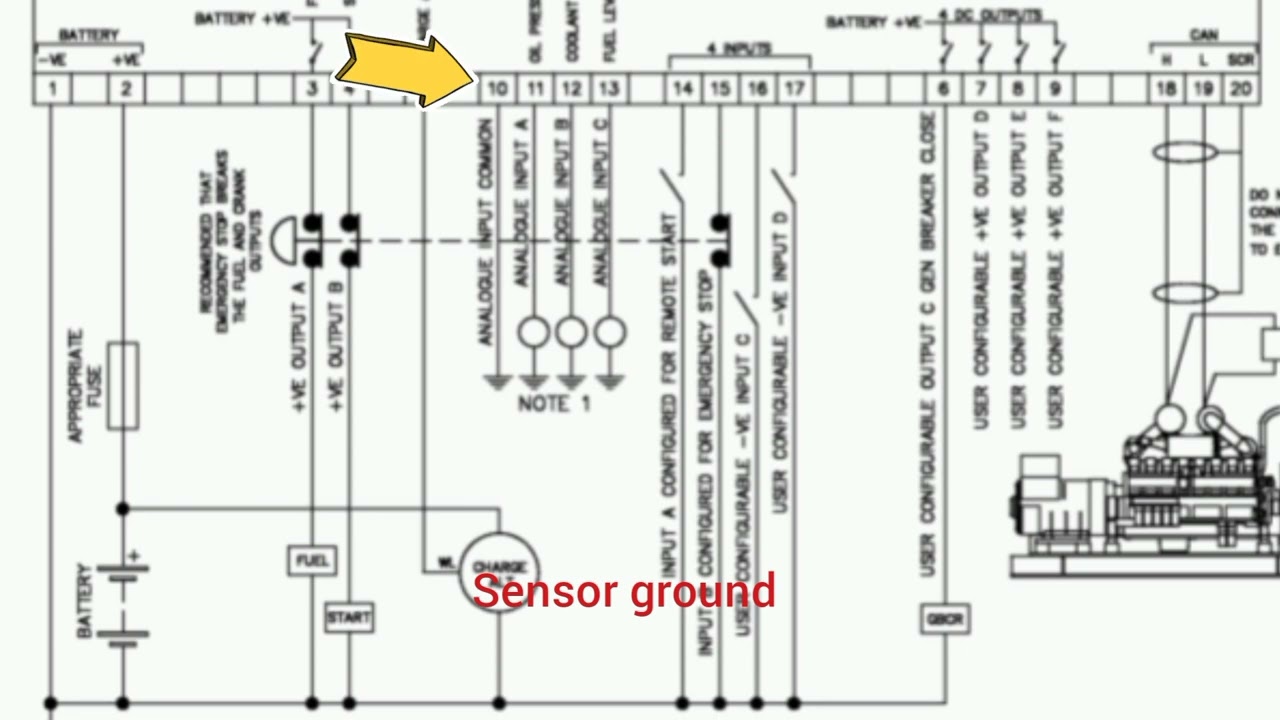Deepsea 4510 Generator Controller complete wiring diagram explain hindi urdu