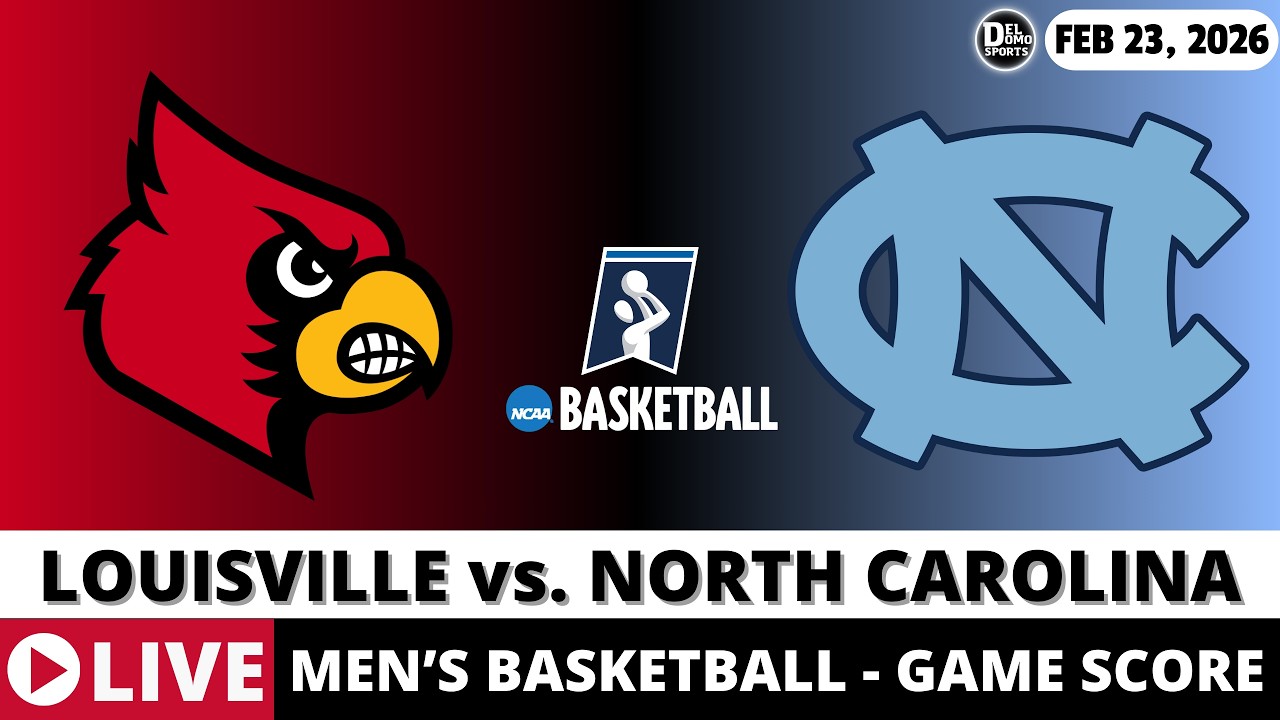 LOUISVILLE VS NORTH CAROLINA 🏀 NCAAM Basketball Game Score Radio Play-by-Playy