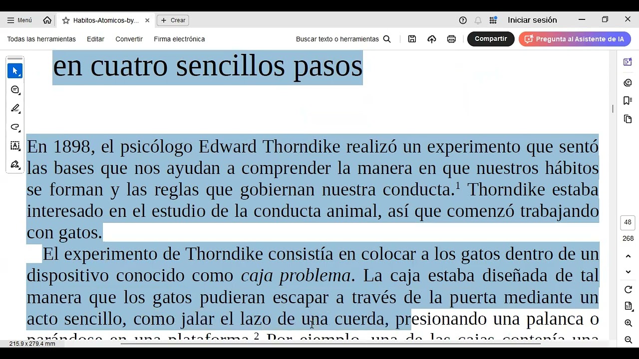 La Joya de Leer | Sesión 6 – Hábitos Atómicos