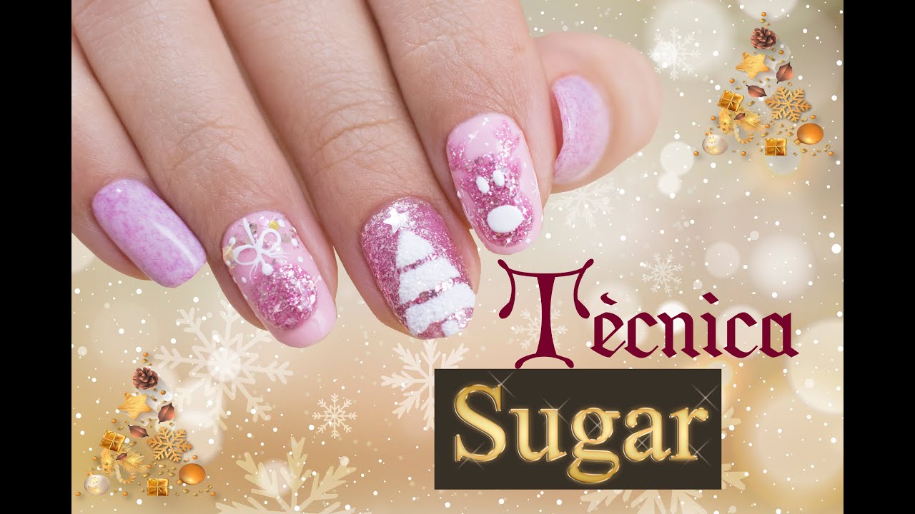 Clase #14 Técnica Sugar o azùcar. Reno de navidad// esmalte semipermanente//funnailstatyz