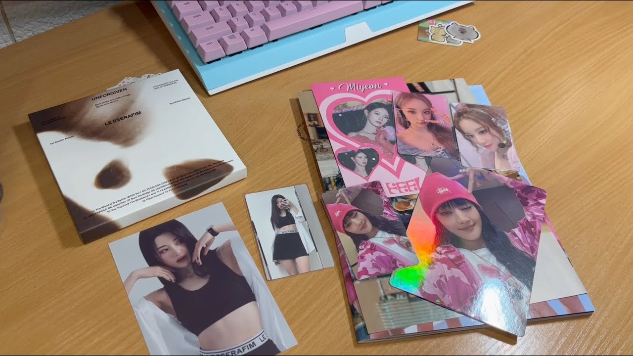 Распаковочка💁‍♀📦 Unboxing (G)I-DLE - (PhotoBook Ver.),  LE SSERAFIM - UNFORGIVEN (COMPACT ver)