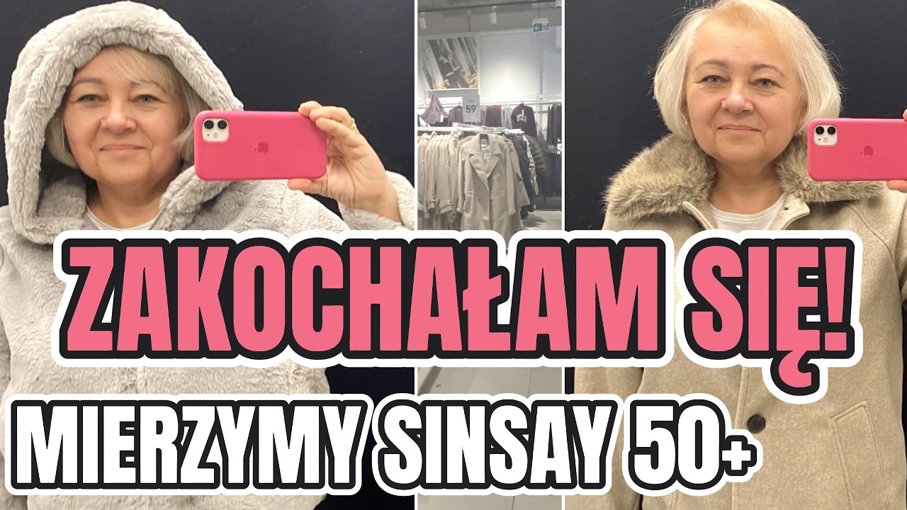 TE KURTKI WYGLĄDAJĄ NA DROGIE ✨ MIERZYMY SINSAY SWETRY KURTKI✨ MODA 50+ 60+✨ DAMSKIE NOWOŚCI SINSAY✨
