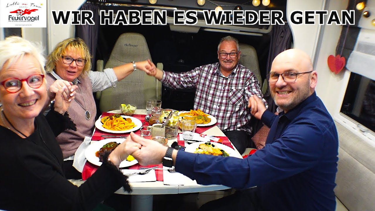 WIR HABEN ES WIEDER GETAN WOMO DINNER NR.3 „DER BESONDEREN ART“ #65 LOTTI ON TOUR FÜR DEN FEUERVOGEL