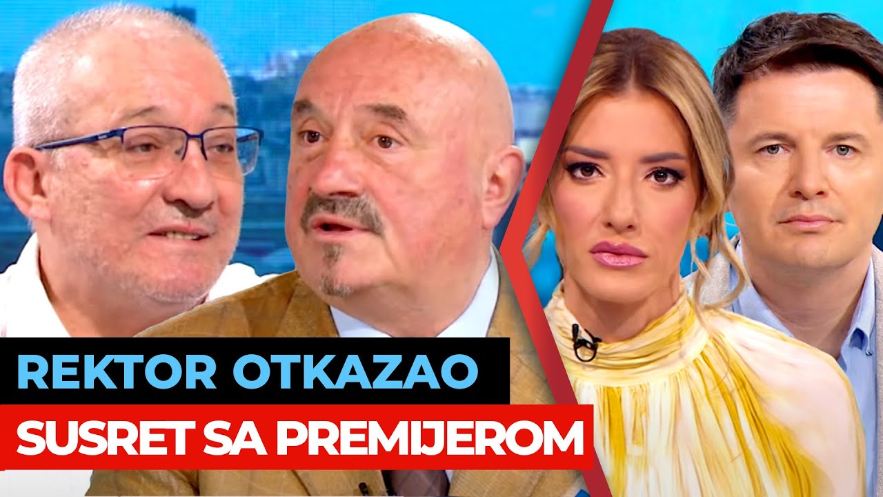 Rektor Đokić otkazao susret sa premijerom Macutom | URANAK1