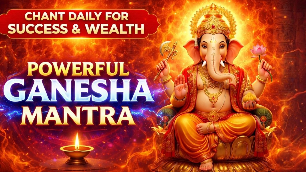 SIDDHA GANAPATI MOOLA MANTRA 🐘 | Remove Obstacles & Attract Success | Ganpati Bappa Blessings 🔱