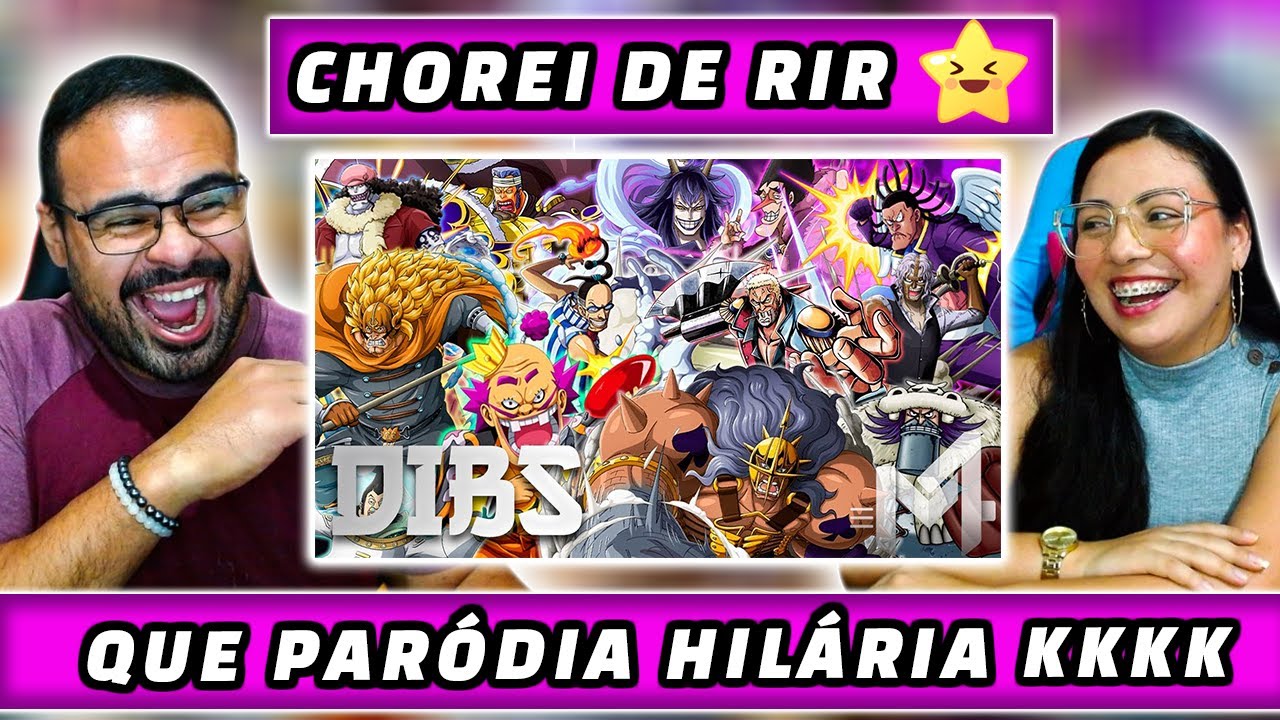 REACT EM CASAL - VILÕES MAIS M*E*R*D*A DE ONE PIECE | PARÓDIA Vilões (One Piece) - Ambição | Dibs ♪