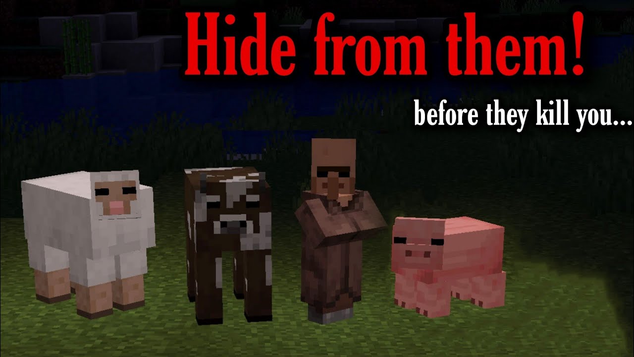 If mobs don't drop loots when you kill them, Run away! (Minecraft Creepypasta)