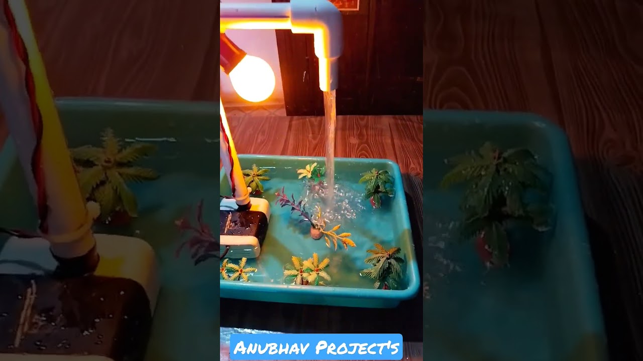 Waterfall Decoration Project With Water Pump 