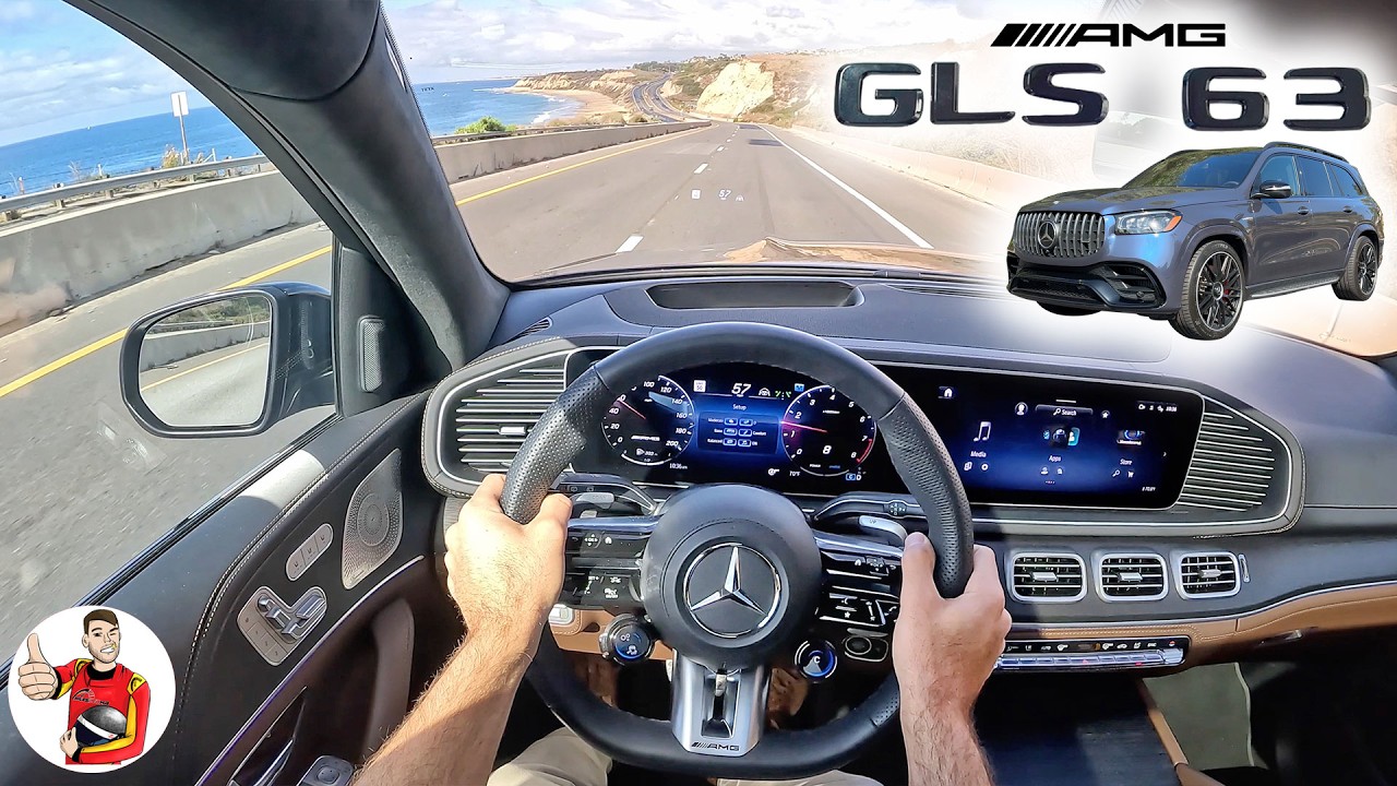 The 2024 Mercedes-AMG GLS 63 is a 603-HP Super Shuttle (POV Drive Review)