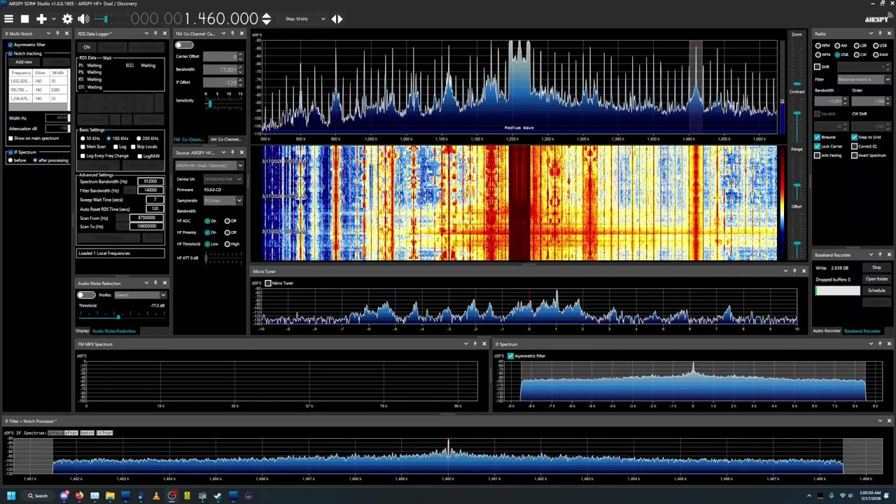 1460 WIFI picking up 92.7 WOBM as 92.9 W225DJ is off air