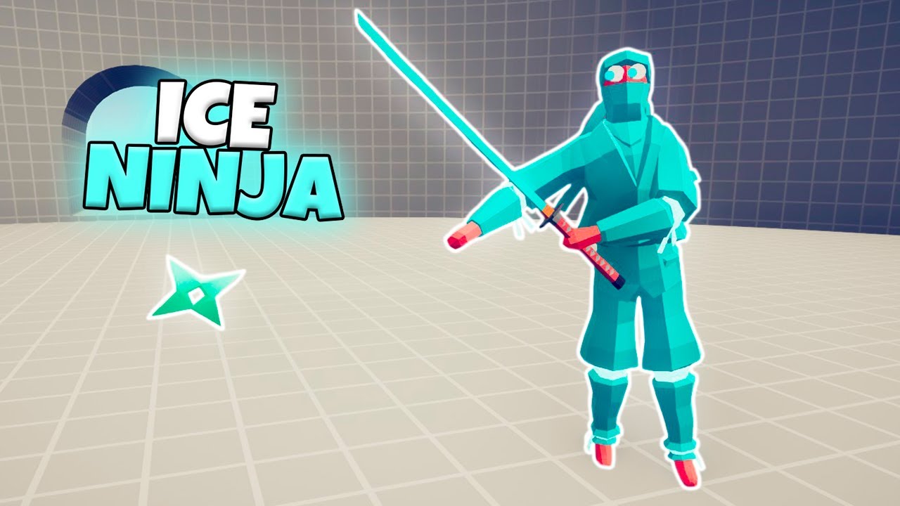ICE NINJA 1 VS 1 EVERY UNIT | TABS MODDED GAMEPLAY